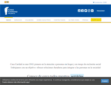 Tablet Screenshot of casacaridad.com